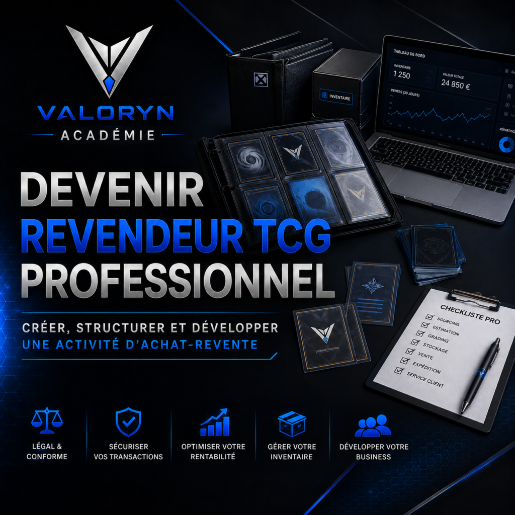Formation – Devenir revendeur TCG professionnel